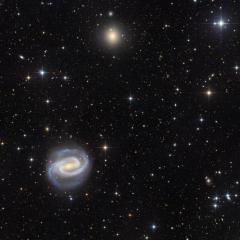 Galaxies in the River: NGC 1300 and NGC 1297