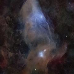 IC 4592: The Blue Horsehead Reflection Nebula