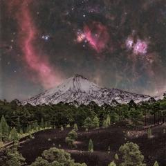 Orion over Mount Teide
