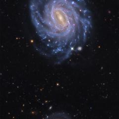NGC 3660 and Burcins Galaxy