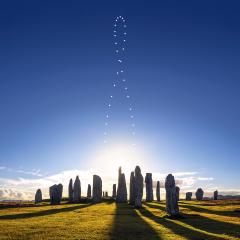 Analemma over the Callanish Stones