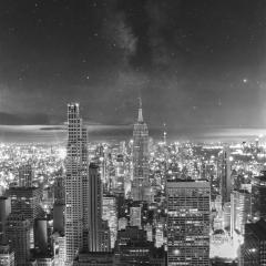 The Milky Way over Manhattan
