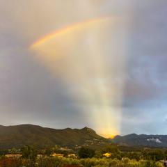 An Anticrepuscular Rainbow Fan